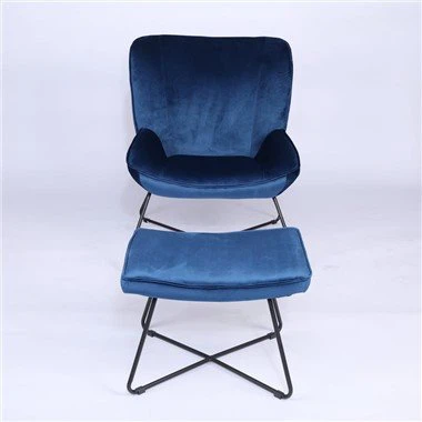 Стілець з акцентом з підніжкою